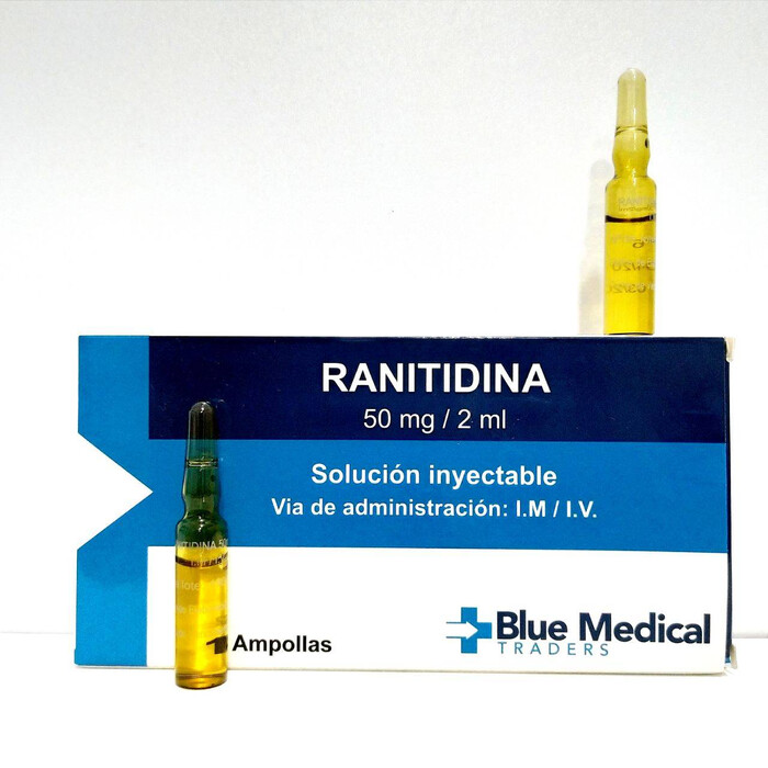 RANITIDINA 50MG AMP I.M-I.V 2ML X 1 (BLUE MEDICAL)